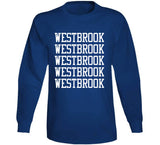 Russell Westbrook X5 Los Angeles Basketball Fan V2 T Shirt