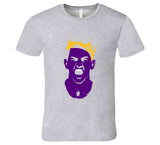 Alex Caruso King Caruso AC Fresh Los Angeles Basketball Fan Black T Shirt