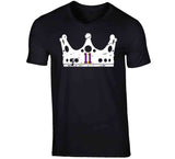 Dustin Brown Crown Distressed Los Angeles Hockey Fan T Shirt