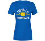 Property Of Todd Gurley II La Football Fan T Shirt