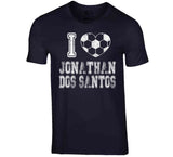 Jonathan Dos Santos I Heart Los Angeles Soccer T Shirt