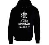 Anze Kopitar Keep Calm Handle It Los Angeles Hockey T Shirt