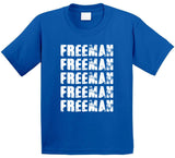 Freddie Freeman X5 Los Angeles Baseball Fan T Shirt