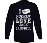 Jack Campbell I Love Los Angeles Hockey T Shirt