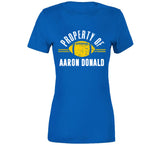 Property Of Aaron Donald La Football Fan T Shirt