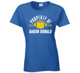 Property Of Aaron Donald La Football Fan T Shirt