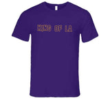 Lebron James King Of La 2020 Los Angeles Basketball Fan T Shirt