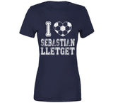 Sebastian Lletget I Heart Los Angeles Soccer T Shirt