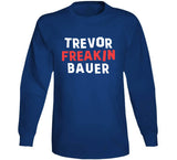 Trevor Bauer Freakin Bauer Los Angeles Baseball Fan T Shirt