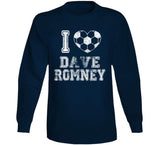 Dave Romney I Heart Los Angeles Soccer T Shirt