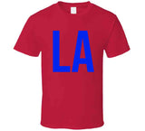LA Los Angeles Basketball Fan v2 T Shirt