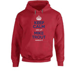 Mike Trout Keep Calm Los Angeles California Baseball Fan T Shirt