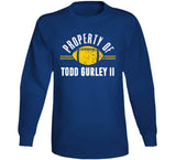 Property Of Todd Gurley II La Football Fan T Shirt