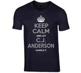 CJ Anderson Keep Calm La Football Fan T Shirt