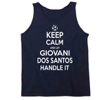 Giovani Dos Santos Keep Calm Handle It Los Angeles Soccer T Shirt