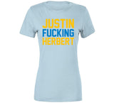 Justin Fn Herbert Los Angeles  Football Fan  T Shirt