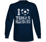 Tomas Hilliard Arce I Heart Los Angeles Soccer T Shirt