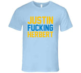 Justin Fn Herbert Los Angeles  Football Fan  T Shirt