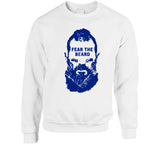 Fear The Beard Eric Weddle Los Angeles Football Fan Distressed T Shirt