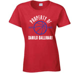Property Of Danilo Gallinari Los Angeles Basketball Fan T Shirt
