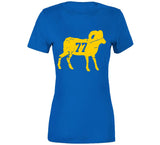 Andrew Whitworth 77 Bighorn Distressed La Football Fan T Shirt