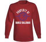 Property Of Danilo Gallinari Los Angeles Basketball Fan T Shirt