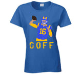Jared Goff Los Angeles Football Team Quarterback Fan T Shirt