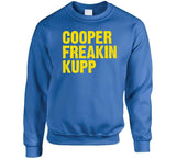 Cooper Kupp Cooper Freakin Kupp Los Angeles Football Fan T Shirt