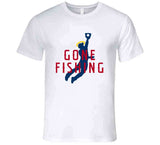 Mike Trout Gone Fishing Los Angeles California Baseball Fan V2 T Shirt