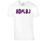Anthony Davis LeBron James AD LBJ Parody La Basketball Fan T Shirt