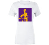 Alex Caruso La Hand Gesture Los Angeles Basketball Fan White T Shirt