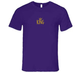 Lebron James King Crown Los Angeles Basketball Fan T Shirt