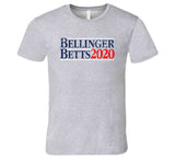 Bellinger Betts 2020 Presidential Parody LA Baseball Fan Distressed T Shirt