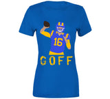 Jared Goff Los Angeles Football Team Quarterback Fan T Shirt