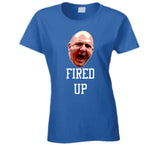 Steve Ballmer Fired Up La Basketball Fan T Shirt
