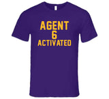 LeBron James Agent 6 Activated La Basketball Fan V2 T Shirt