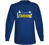 Matthew Stafford Hollywood Sign La Football Fan T Shirt