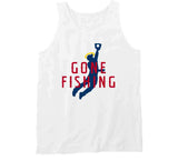 Mike Trout Gone Fishing Los Angeles California Baseball Fan V2 T Shirt