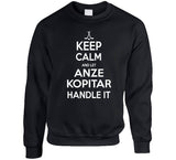 Anze Kopitar Keep Calm Handle It Los Angeles Hockey T Shirt