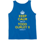 Todd Gurley II Keep Calm Handle It La Football Fan T Shirt