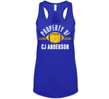 Property Of CJ Anderson La Football Fan T Shirt