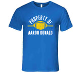 Property Of Aaron Donald La Football Fan T Shirt