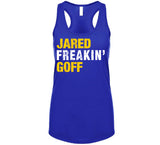Jared Freakin Goff Distressed La Football Fan T Shirt