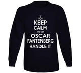 Oscar Fantenberg Keep Calm Handle It Los Angeles Hockey T Shirt