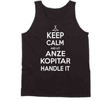 Anze Kopitar Keep Calm Handle It Los Angeles Hockey T Shirt