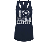 Sebastian Lletget I Heart Los Angeles Soccer T Shirt