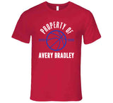 Property Of Avery Bradley Los Angeles Basketball Fan T Shirt