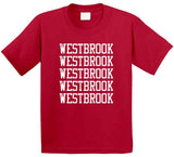 Russell Westbrook X5 Los Angeles Basketball Fan T Shirt