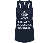 Giovani Dos Santos Keep Calm Handle It Los Angeles Soccer T Shirt