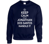 Jonathan Dos Santos Keep Calm Handle It Los Angeles Soccer T Shirt